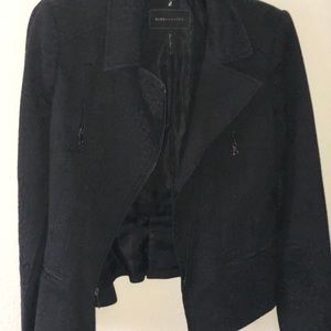 Bcbgmaxazria black bow jacket